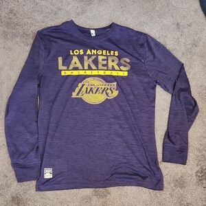 NBA Los Angeles Lakers Purple Long Sleeve Shirt